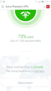 Avira Phantom VPN captura 11