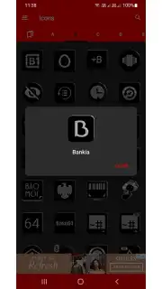 Black Icon Pack Free captura 3