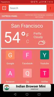 Light Browser captura 2