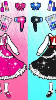 Chibi Doll Dress Up DIY Games captura 1