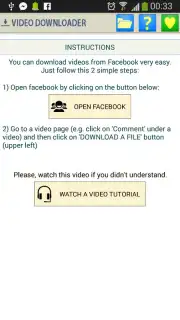 Fast Facebook Video Downloader captura 4