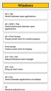 Computers Shortcut Keys captura 5