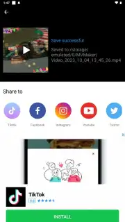 Video maker with photo & music captura 5
