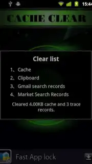 Cache Clear captura 4