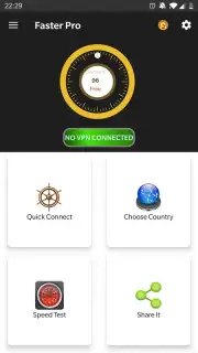 VPN-Faster Pro captura 1