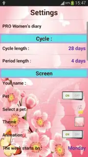 Women’s diary captura 5